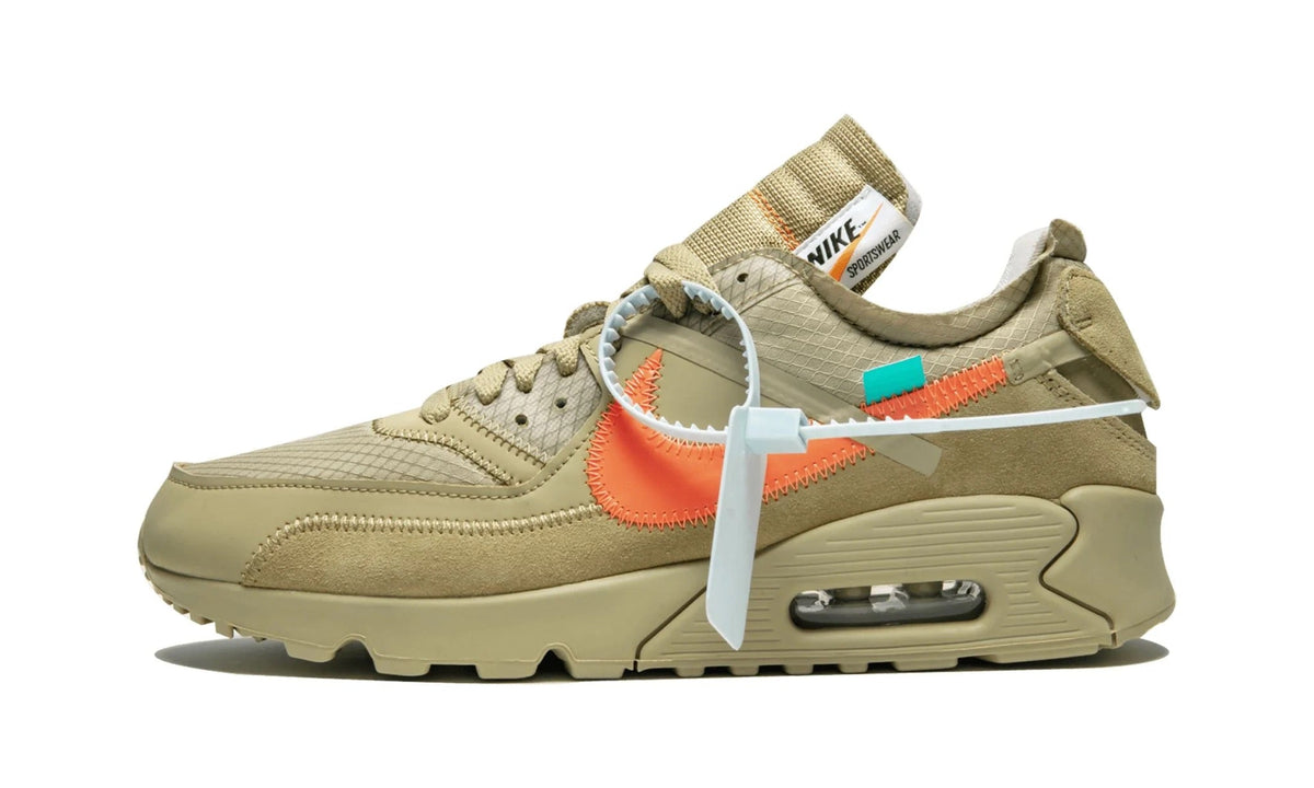 NIKE X OFF WHITE AIR MAX 90 DESERT ORE (USED)