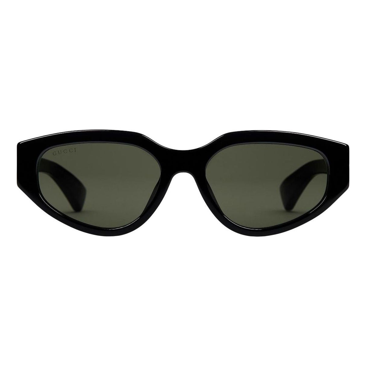 Gucci Rectangular Frame Sunglasses 'Black Gold-Tone' 819558-J0740-1012