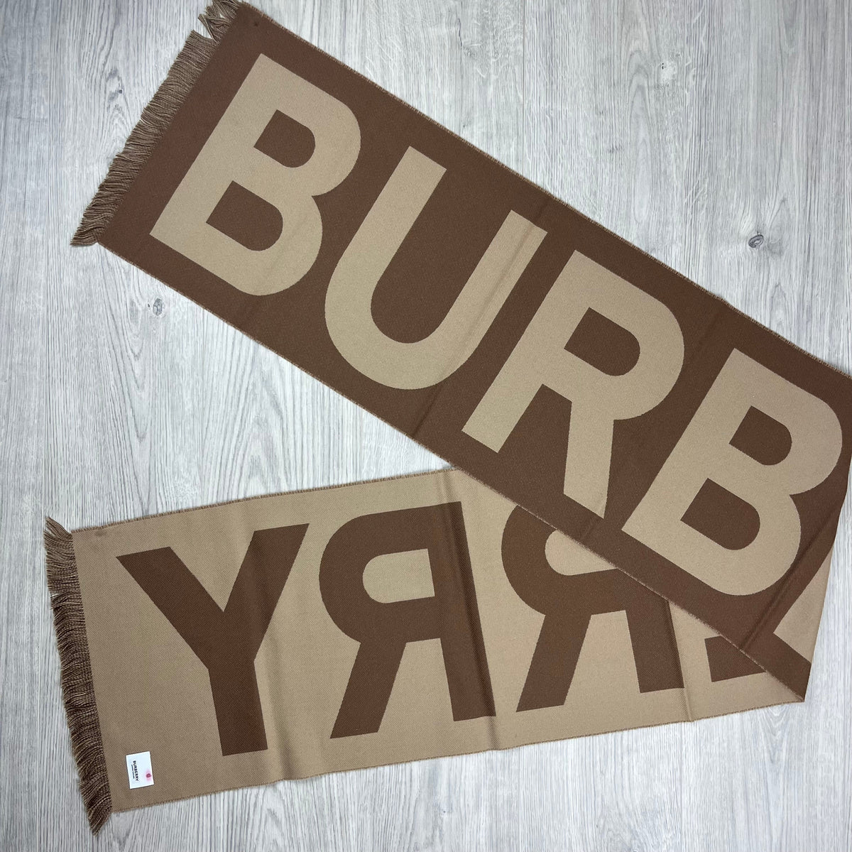 Burberry Wool Scarf - Birch Brown
