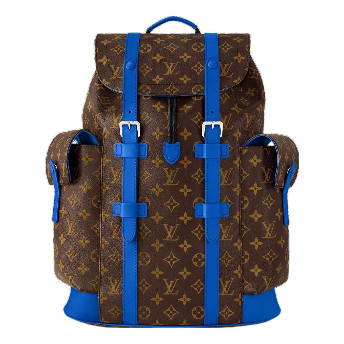 LOUIS VUITTON Christopher MM Monogram Macassar Canvas 'Brown Blue' M46813