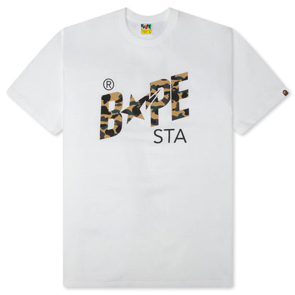 1st Camo Bape STA Tee - White