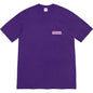 SUPREME SPIRAL T-SHIRT PURPLE