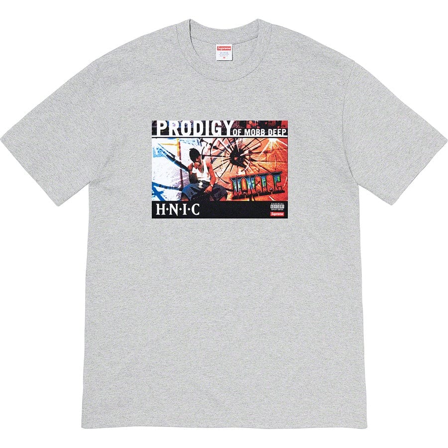 SUPREME HNIC TEE SHIRT HEATHER GREY