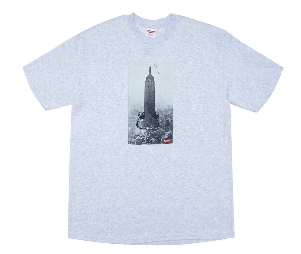 SUPREME MIKE KELLEY EMPIRE STATE GREY TEE
