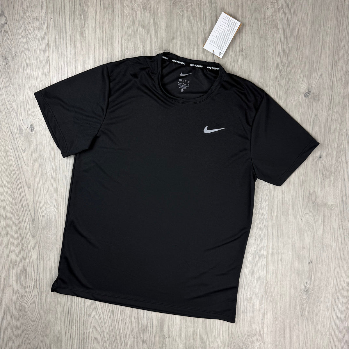 Nike 'Miler' T-Shirt - Black