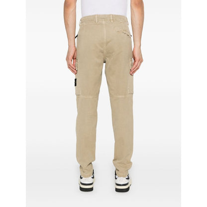 Stone Island Re-T Cargo Pants In Stucco