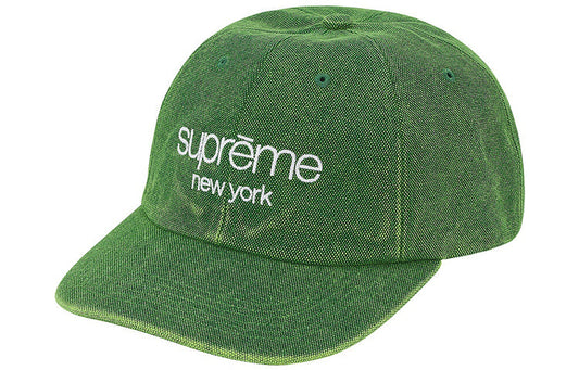 Supreme 2-Tone Canvas 6-Panel 'Green White' SUP-FW20-286
