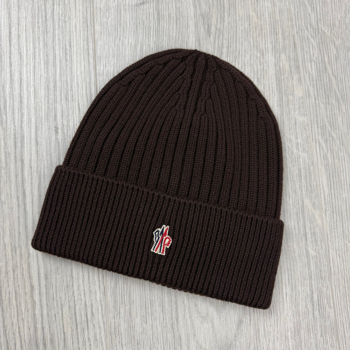 Moncler Grenoble Wool Beanie - Brown
