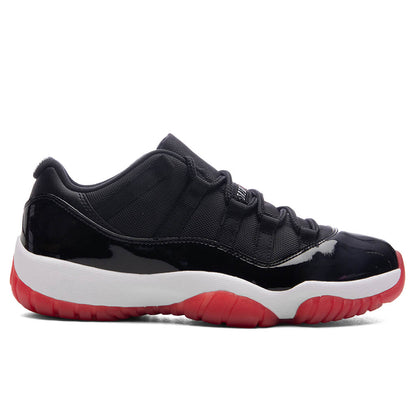 Air Jordan 11 Retro Low 'Bred' - Black/Varsity Red/White