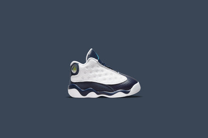Air Jordan 13 Retro (TD) 'Obsidian' - White/Dark Powder Blue