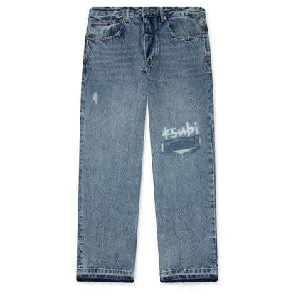Anti K Trashed 1999 Pant - Public Blue