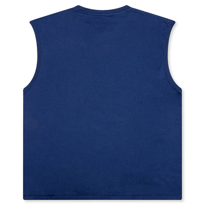 Augi Sleeveless Tee - Navy