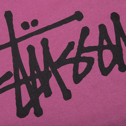 Basic Stussy Tee - Berry