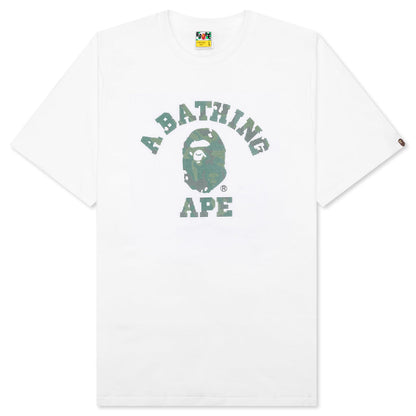 Bitmap College Tee - White