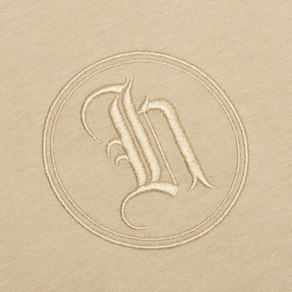 H Stamp Box Tee - Tan
