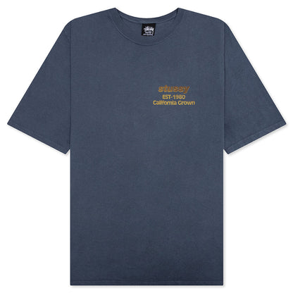 California Grown Pigment Dyed Tee - Navy