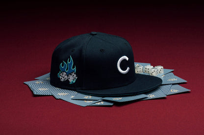 Feature x New Era Flaming Dice 59FIFTY Fitted - Chicago Cubs