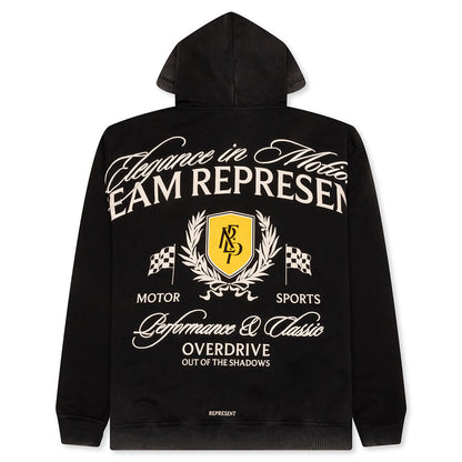 Crest Hoodie - Vintage Black