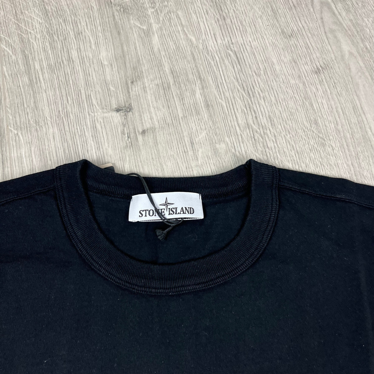 Stone Island Embroidered T-Shirt - Black
