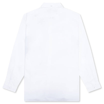 Dali Oversized Button Down Shirt - White