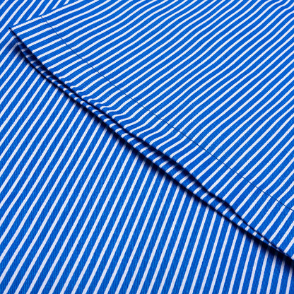 Decker S/S Woven Crop Fit Button Up - Victoria Blue