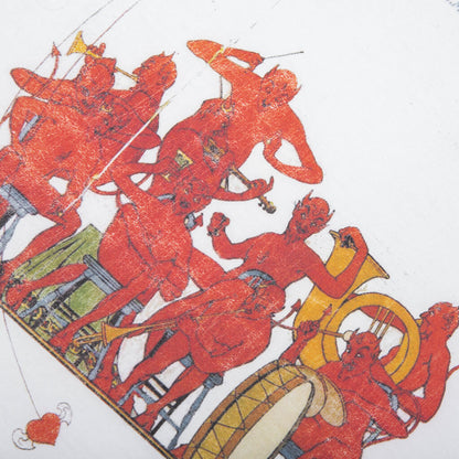 Devil Band T-Shirt - Vintage White