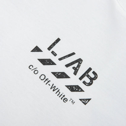 Core Diagonal L/S Tee - White