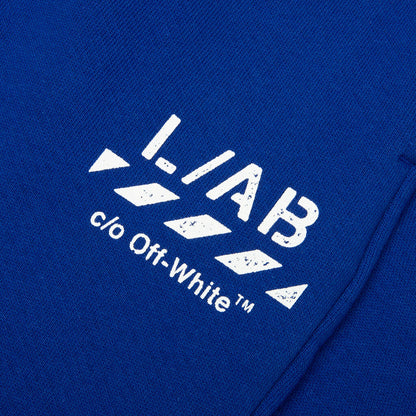 Core Diagonal Relaxed Sweatpants - Cobalt Blue