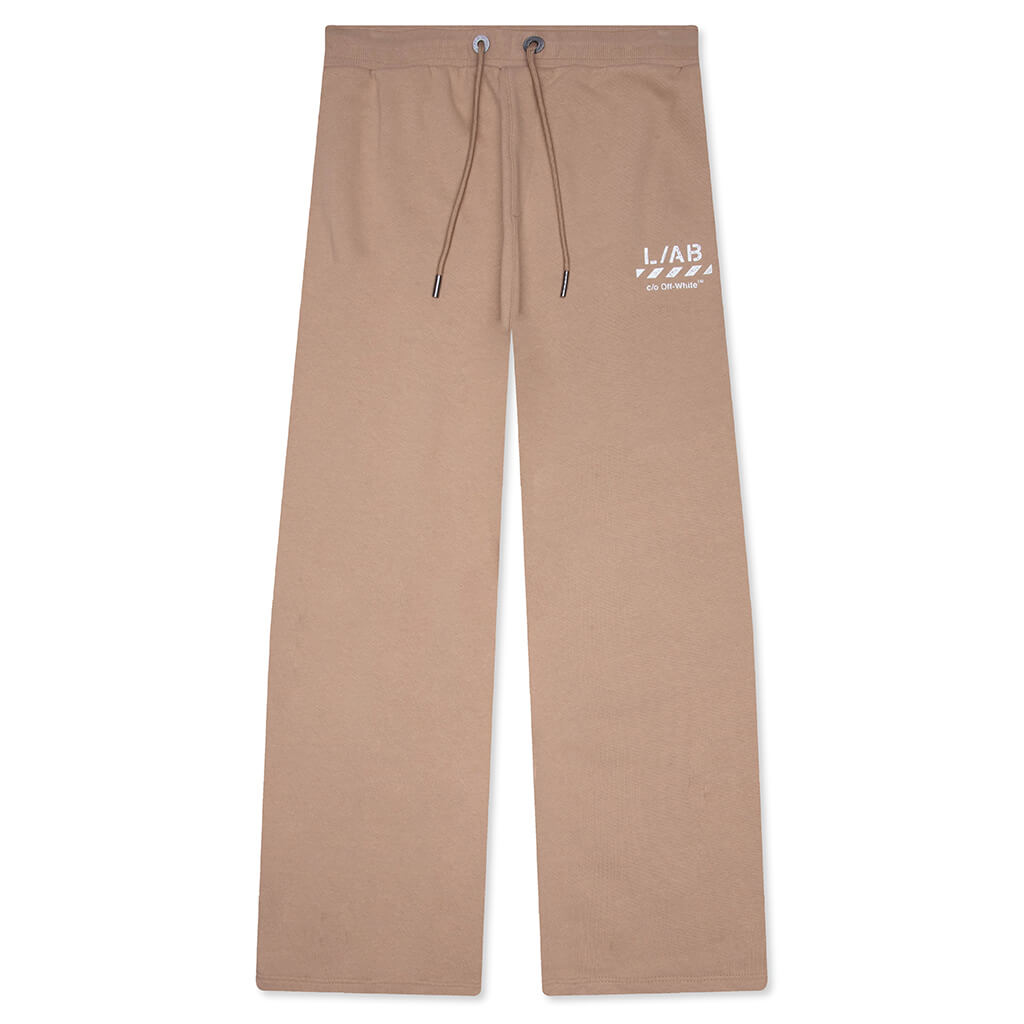 Core Diagonal Relaxed Sweatpants - Cornstalk