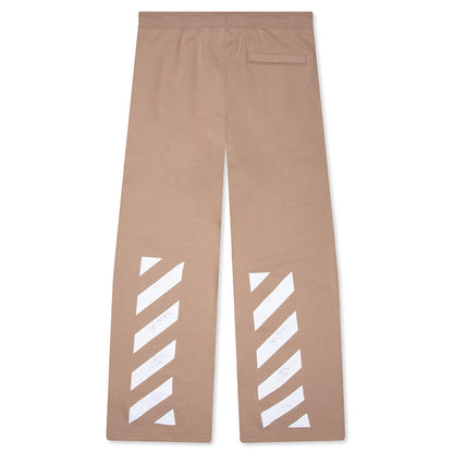 Core Diagonal Relaxed Sweatpants - Cornstalk