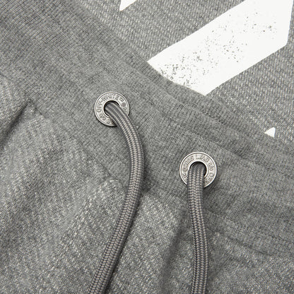 Core Diagonal Relaxed Sweatpants - Heather Grey