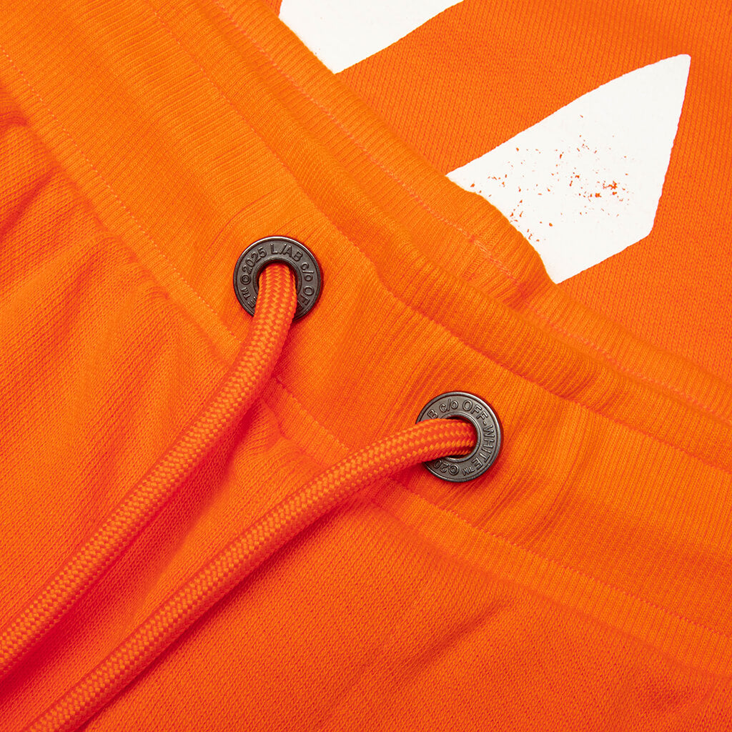 Core Diagonal Relaxed Sweatpants - Orange Tiger