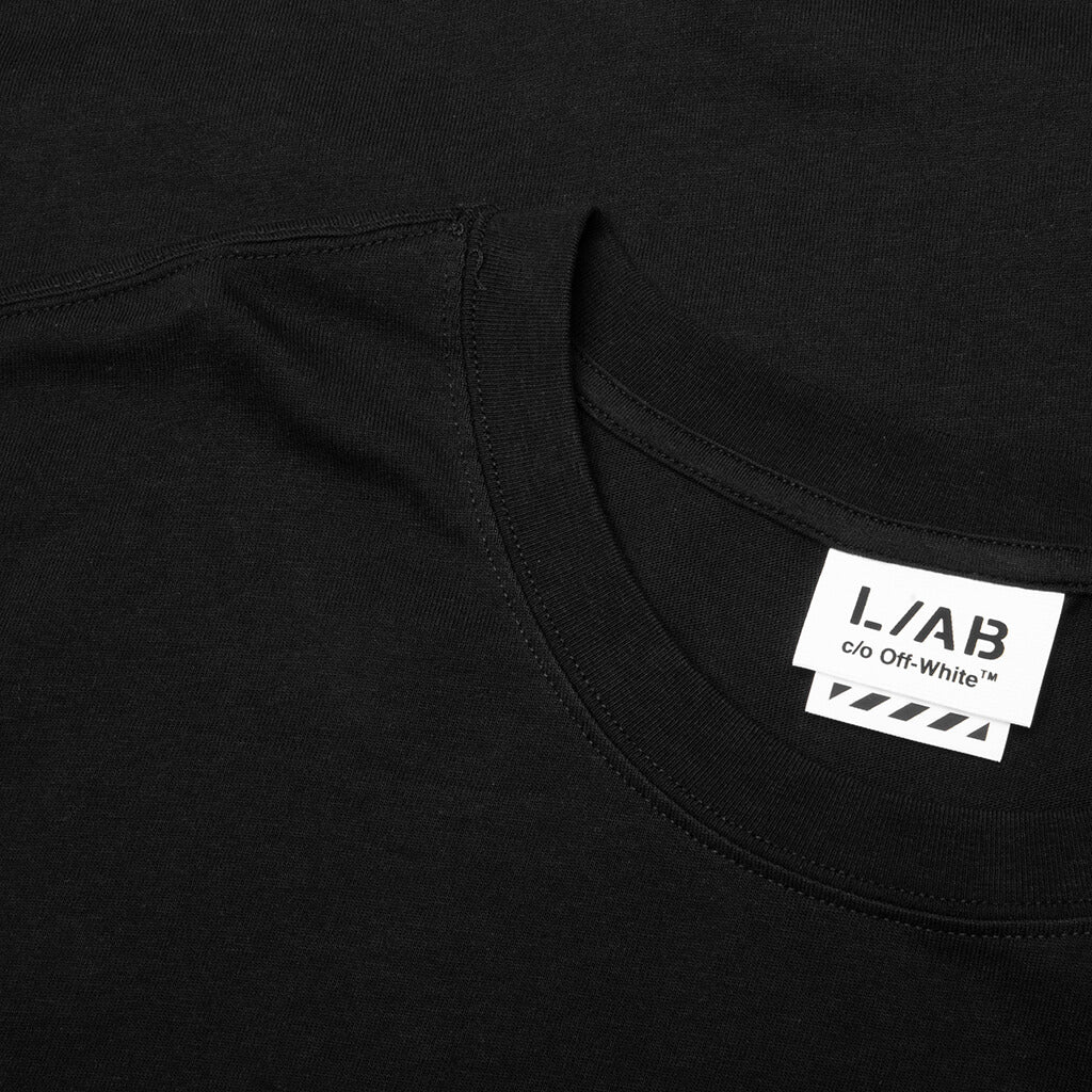 Core Diagonal S/S Tee - Black