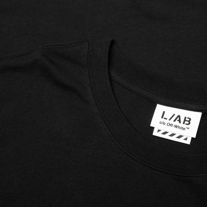 Core Diagonal S/S Tee - Black