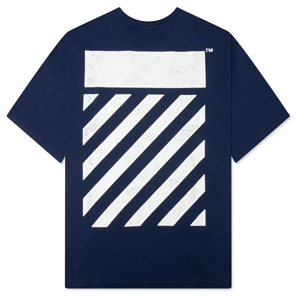 Core Diagonal S/S Tee - Marine