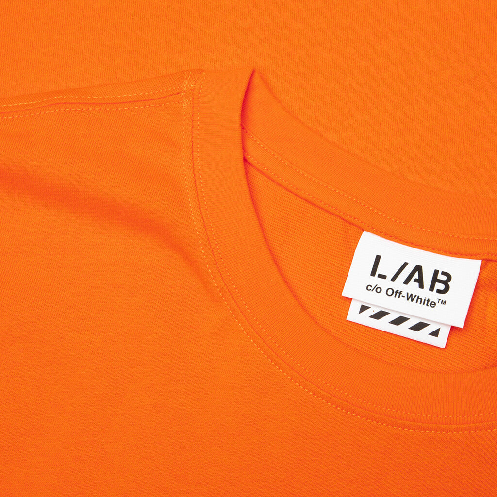 Core Diagonal S/S Tee - Orange Tiger