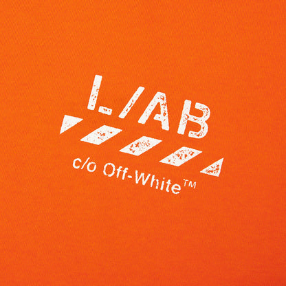 Core Diagonal S/S Tee - Orange Tiger