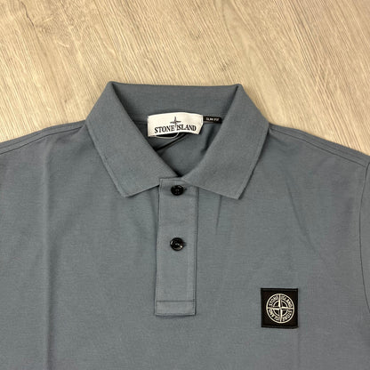 Stone Island Patch Polo Shirt - Avio Blue