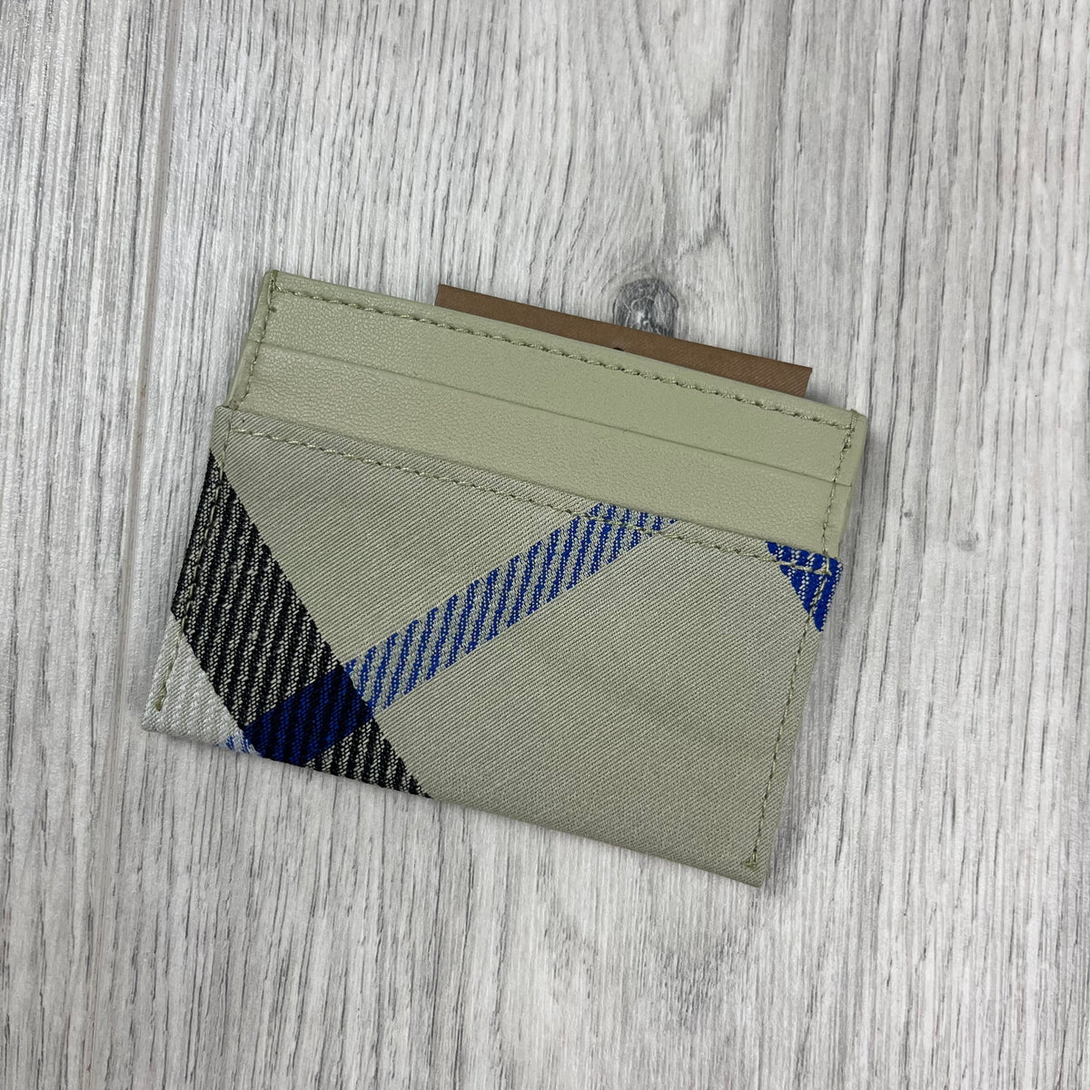 Burberry 'Lichen' Cardholder - Cream