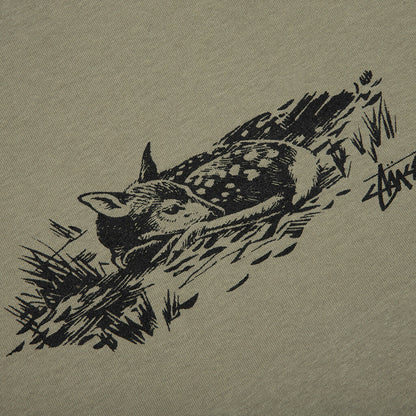 Fawn Tee - Army