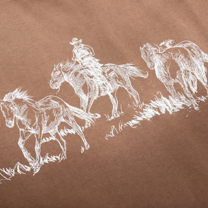Goodbye, Goodbye Tee - Mustang Brown