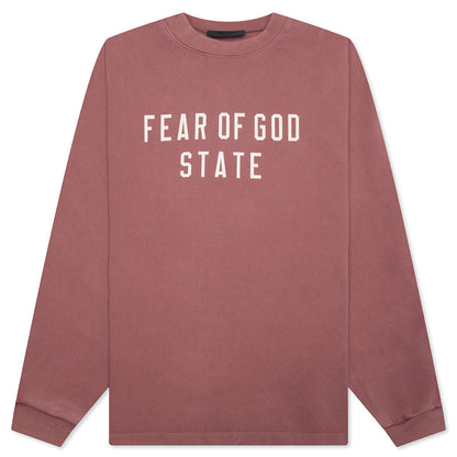 Heavy L/S Tee - Crimson
