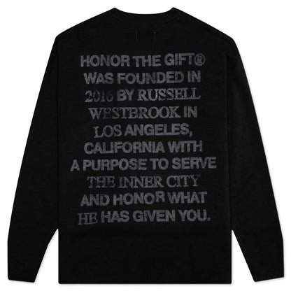 Honor The Gift 2016 L/S Tee - Black