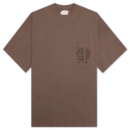 Honor The Gift Mascot Pocket S/S Tee - Brown