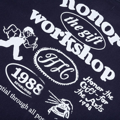 Honor Workshop Tee - Navy