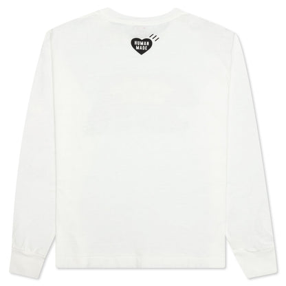 Graphic L/S T-Shirt #01 - White