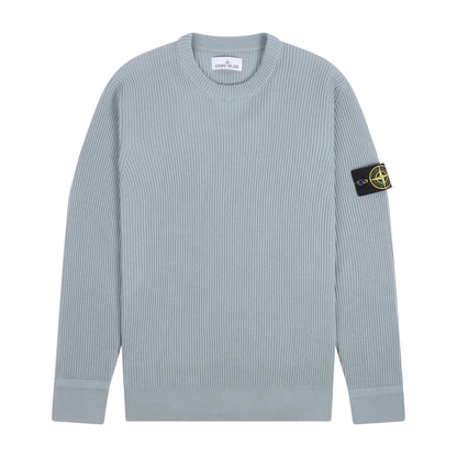 Stone Island Rws Ribbed Sweatshirt Grig Verd