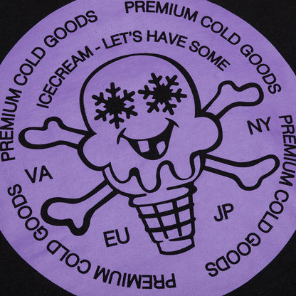 Cones Hoodie - Black/Purple