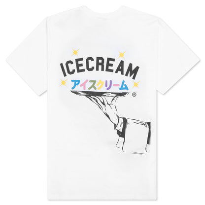 Dinner Is Served S/S Tee - White