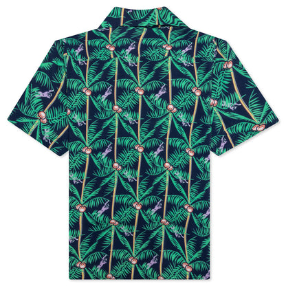 Kids Berries and Cream S/S Woven - Medieval Blue